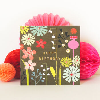 Gold Foiled Chocolate Birthday Card, 5 of 5