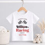 Personalised Daddy’s New Racing Buddy Baby Outfit, thumbnail 2 of 8