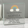 Personalised Rainbow Baby Memorial Crystal Token, thumbnail 2 of 4