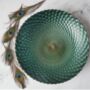 Peacock Design Glass Bowl, thumbnail 6 of 6