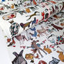 Recycled Animal Wrapping Paper Three Sheets, thumbnail 7 of 10