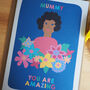 Personalised Mother's Day Portrait Card, thumbnail 3 of 6