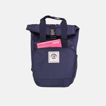 'The Mini' Recycled Roll Top Backpack, 6 of 8