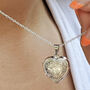Personalised Heart Gin And Sterling Silver Necklace, thumbnail 9 of 10