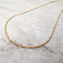 18k Gold Vermeil Plated Birth Flower And Name Necklace, thumbnail 8 of 8