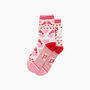 You're My Lobster Combed Cotton Odd Socks In Pink, thumbnail 3 of 4