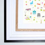 Map Of East London And The City Art Print, thumbnail 3 of 3