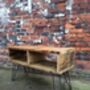 Industrial Reclaimed Hairpin Tv Stand Coffee Table 150, thumbnail 1 of 5