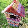 Bird House Made From Recycled Sari Fabric, thumbnail 4 of 4