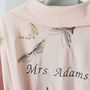 Personalised Bridal Butterfly Long Dressing Gown, thumbnail 6 of 8
