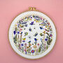 Pollinator Party Hand Embroidery Kit, thumbnail 8 of 12