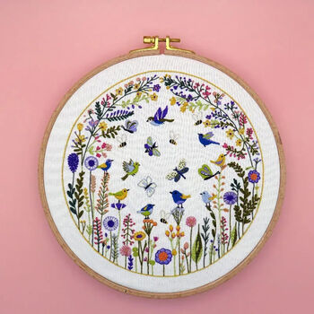Pollinator Party Hand Embroidery Kit, 8 of 12
