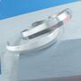 Sterling Silver Bevelled Cuff, thumbnail 3 of 4