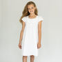 Mini Nicole Short Sleeve Cotton Dress, thumbnail 4 of 7