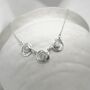 Silver Moonstone Necklace, thumbnail 1 of 5