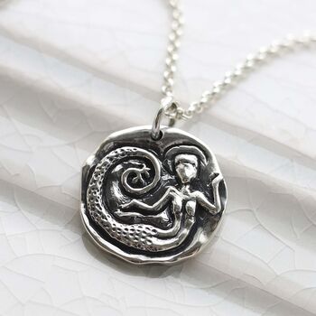 Sterling Silver Siren Necklace, 7 of 11
