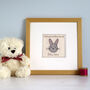 Personalised Rabbit New Baby Boy Or 1st Birthday Card, thumbnail 5 of 12