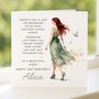 21st Birthday Card With Message Personalised For Niece, thumbnail 4 of 8
