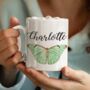 Personalised Butterfly Name Mug, thumbnail 1 of 3