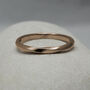 18ct Rose Gold Twist Wedding Ring, thumbnail 4 of 4