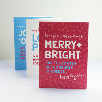 Fun Christmas Card 'Merry And Bright', 3 of 3