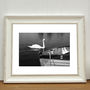 Swan In Lake Photographic Art Print, thumbnail 1 of 4