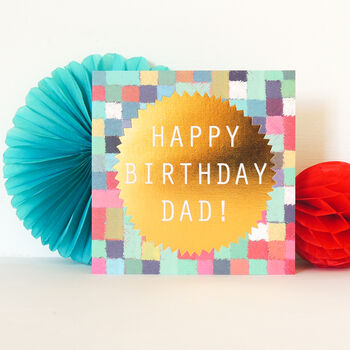 Gold Foiled Happy Birthday Dad! Card, 4 of 4
