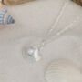 Solid Silver Shell Pendant, thumbnail 2 of 4