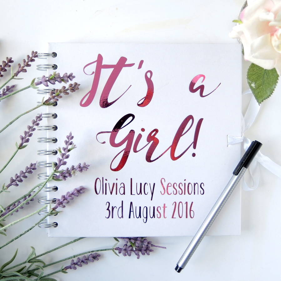 New Baby Girl Guest Book