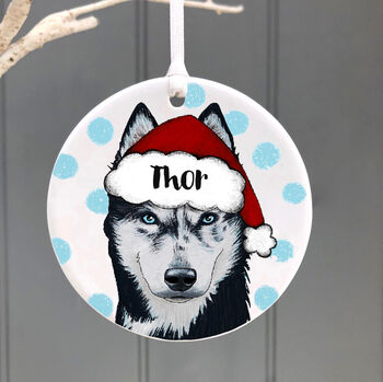 Christmas Personalised Dog Decoration, 7 of 12