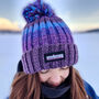 Berries Gradient Reflective Super Bobble Hat, thumbnail 3 of 6