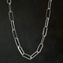Cable Chain Stainless Steel Necklace, thumbnail 2 of 5