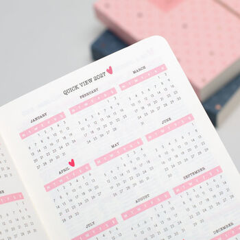 2026 A6 Day A Page Diary Matilda Moo Personalised Gift, 9 of 12