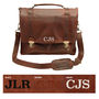 Personalised Leather Classic Satchel, thumbnail 8 of 12