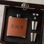 Personalised Hip Flask Gift Set For Men, thumbnail 1 of 8