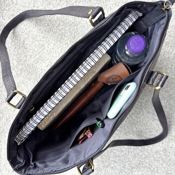 Women's Leather Shoulder Bag, Tote Bag, 7 of 10