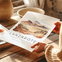 Lanzarote Spain Travel Poster With Map Coordinates, thumbnail 3 of 7