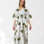 Palm Tree Print 100% Cotton Kaftan, thumbnail 5 of 8