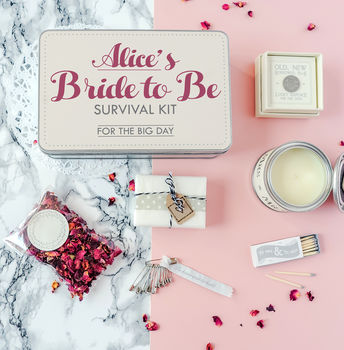 Personalised Bride To Be Survival Kit, 2 of 12