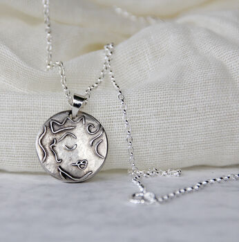 Empress Recycled Silver Pendant, 6 of 6
