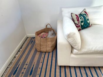Extra Large Natural Braided Jute Storage Basket, 5 of 10