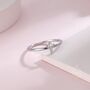 Sterling Silver Tiny Cross Ring, thumbnail 2 of 11