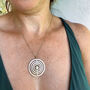 Mythos Helios Pearl And Gold Necklace, thumbnail 3 of 3