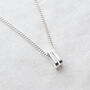 Personalised Men’s Silver Family Links Necklace, thumbnail 2 of 5