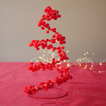 Mini Light Up Pom Pom Tree, 3 of 6