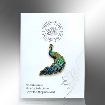 Choose Your Colour – Peacock Enamel Pin, 6 of 12