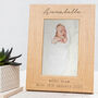 Personalised New Baby Girl Photo Frame, thumbnail 1 of 10