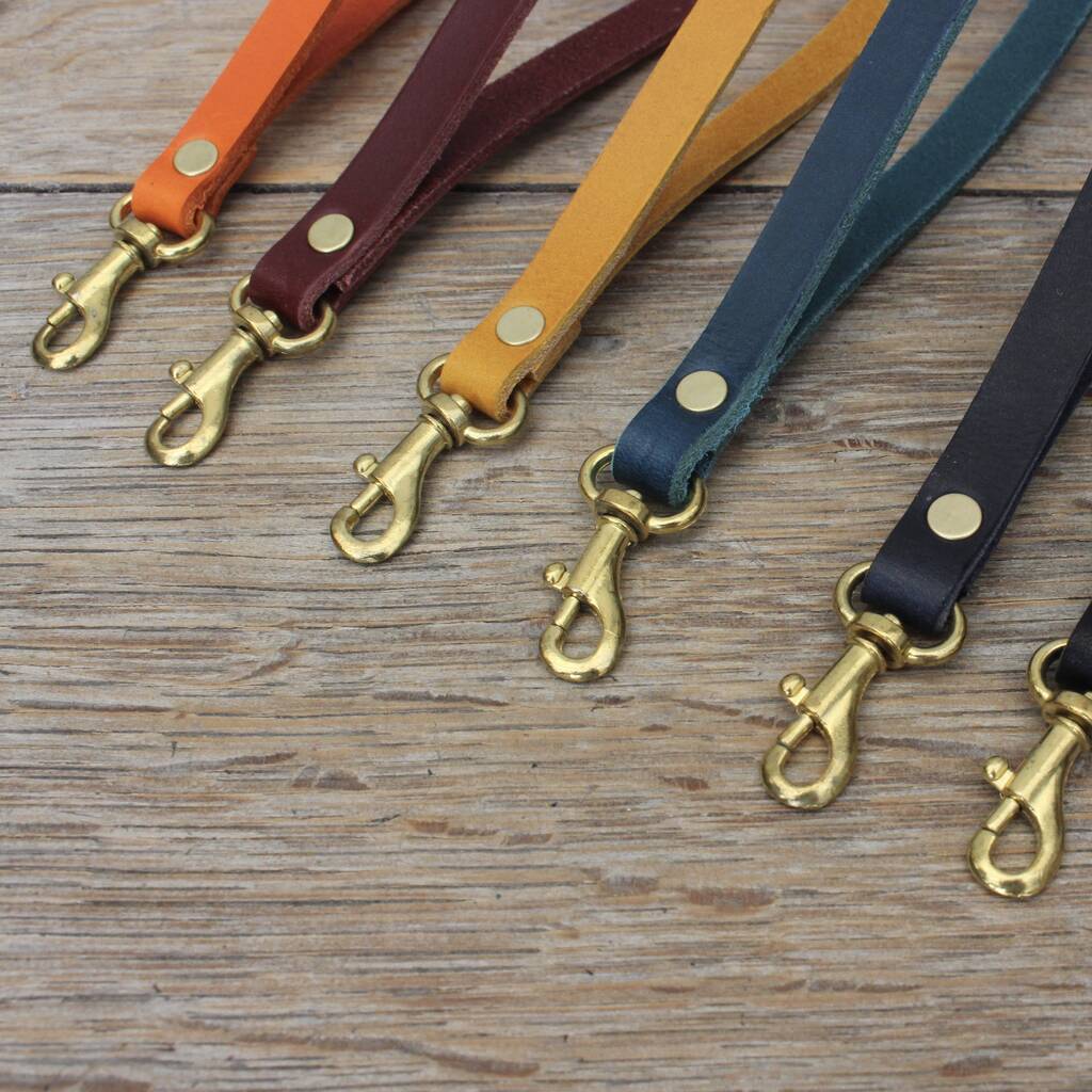 Leather Wristlet Strap By Miller and Jeeves | notonthehighstreet.com