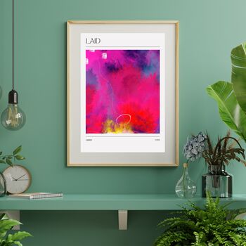 James Laid Abstract Song Art Painting, 2 of 3