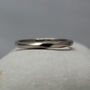 18ct White Gold Twist Wedding Ring, thumbnail 1 of 4